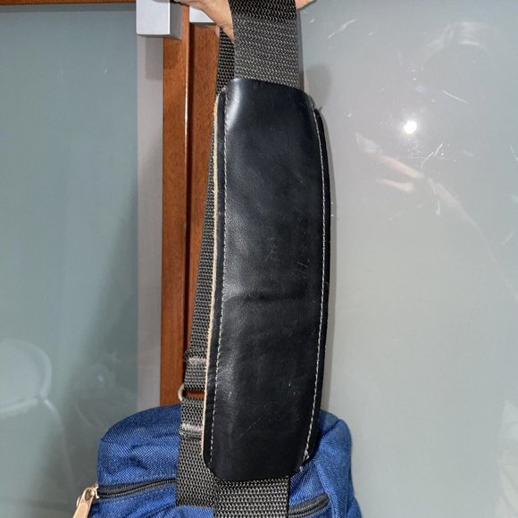 Eddie Bauer Vintage Canvas & Leather Adventure Field Utility Fishing Camera Bag - Picture 11 of 13